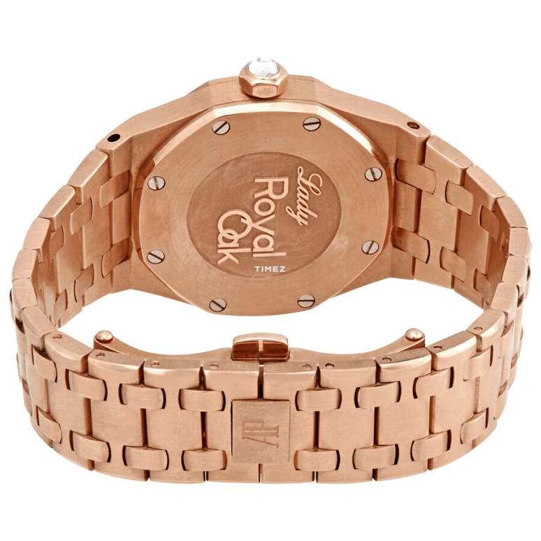 Audemars Piguet,Royal Oak 33mm,33mm,Rose Gold,White,Silver,Automatic,Day,40hours,77321OR,77321OR.ZZ.1230OR.01.A