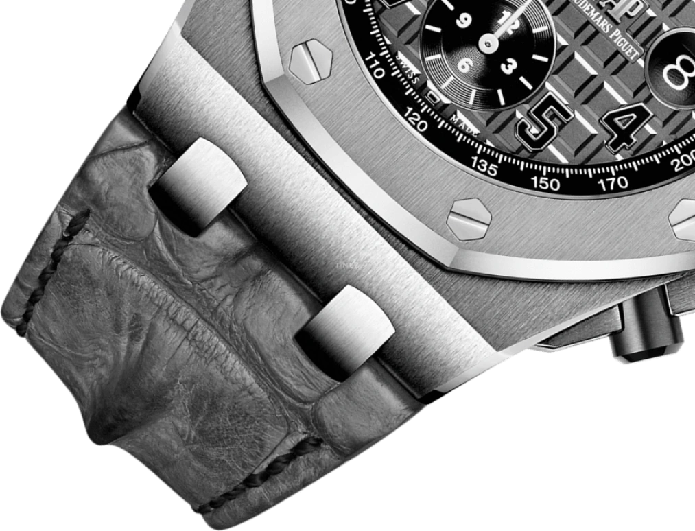 Audemars Piguet,Royal Oak Offshore 42mm,42mm,Ceramic,Stainless Steel,Grey,Automatic,Chronograph,Day,26470ST,26470ST.OO.A104CR.01