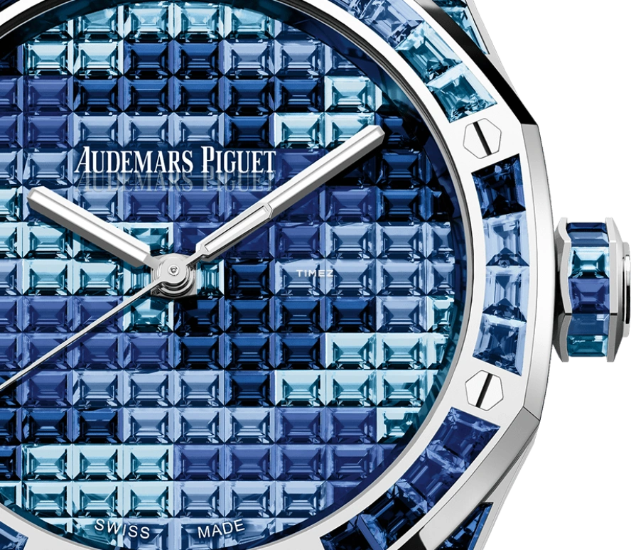 Audemars Piguet,Royal Oak 41mm,41mm,White Gold,Blue,Automatic,70hours,In-house Caliber,15514BC,15514BC.YY.1284BC.04
