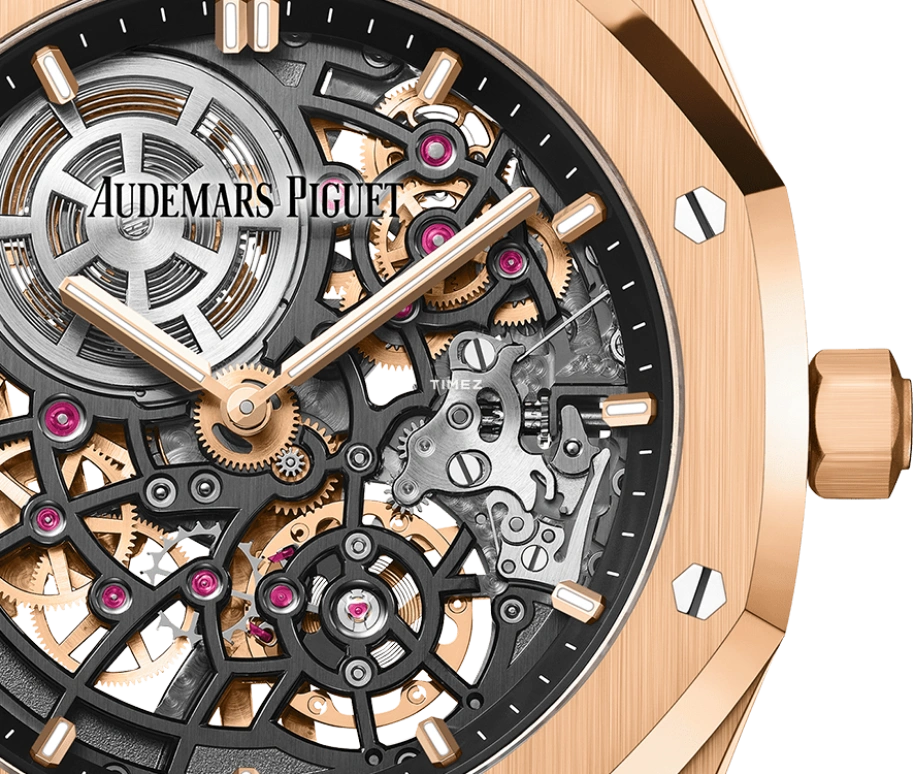 Audemars Piguet,Royal Oak 39mm,39mm,Rose Gold,Grey,Skeleton,Automatic,Double Balance,55hours,Carlos Henrique Casimiro,Casemiro,16204OR,16204OR.OO.1240OR.03
