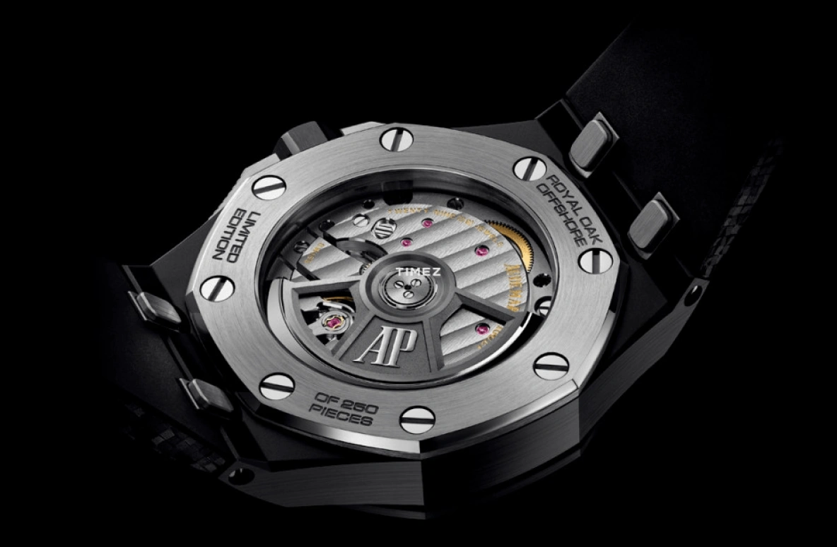 Audemars Piguet,Royal Oak Offshore 37mm,37mm,Ceramic,Black,Multi-Color,Automatic,60hours,In-house Caliber,77600CE,77600CE.OO.A002CA.01