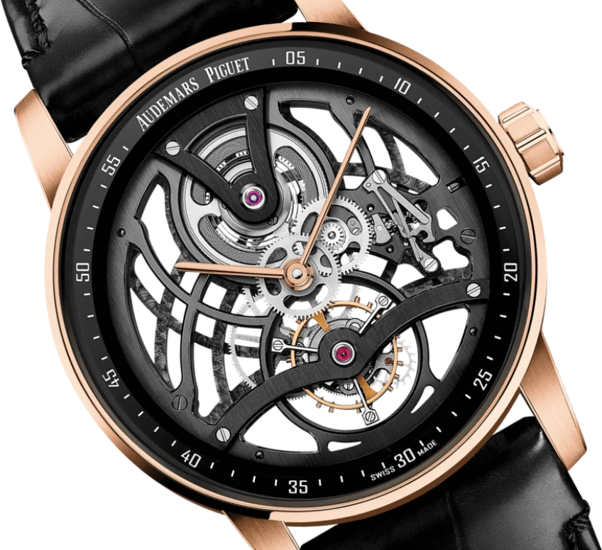 Audemars Piguet,CODE 11.59 41mm,41mm,Rose Gold,Black,Rose,Handwound,Tourbillon,80hours,26600OR,26600OR.OO.D002CR.01