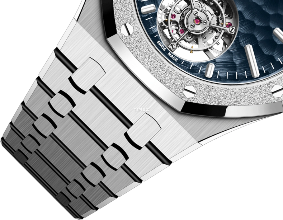 Audemars Piguet,Royal Oak 41mm,41mm,White Gold,Blue,Automatic,Tourbillon,65hours,26730BC,26730BC.GG.1320BC.01