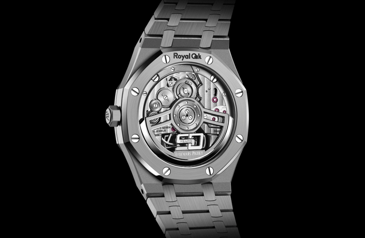 Audemars Piguet,Royal Oak 41mm,41mm,Titanium,Blue,Automatic,Tourbillon,65hours,26730TI,26730TI.OO.1320TI.01 50th