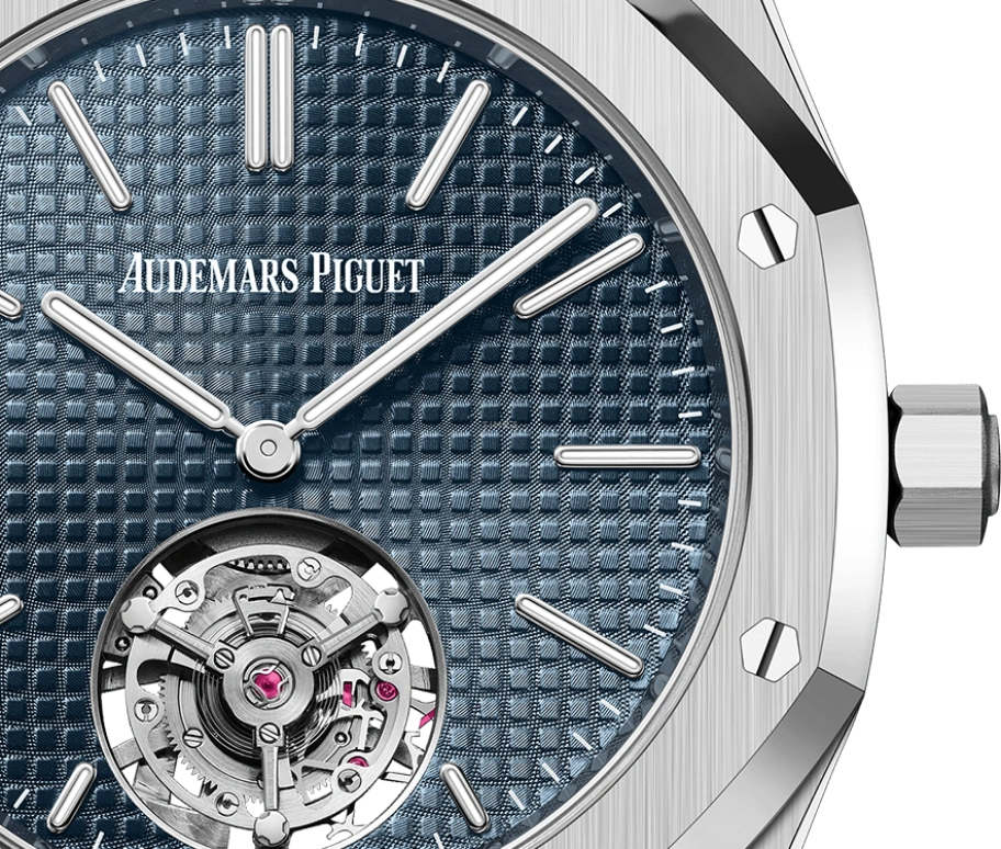 Audemars Piguet,Royal Oak 39mm,39mm,Stainless Steel,Blue,Automatic,Tourbillon,50hours,26670ST,26670ST.OO.1240ST.01