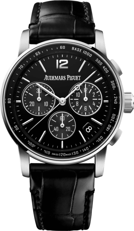 Audemars Piguet,CODE 11.59 41mm,41mm,White Gold,Black,Automatic,Chronograph,Day,Flyback,26393BC,26393BC.OO.A002CR.01