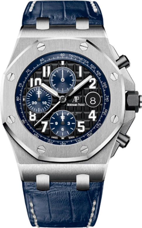 Audemars Piguet,Royal Oak Offshore 42mm,42mm,Ceramic,Stainless Steel,Black,Automatic,Chronograph,Day,26470ST,26470ST.OO.A028CR.01