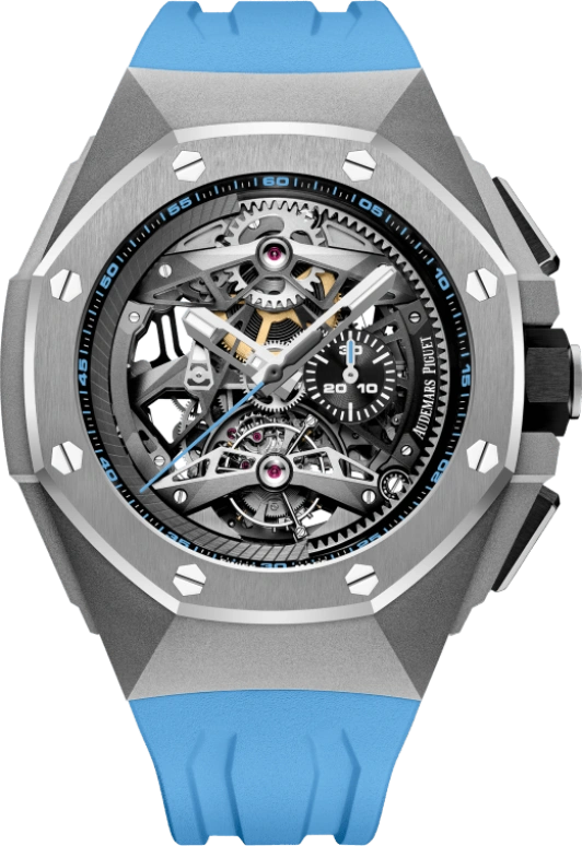 Audemars Piguet,Royal Oak Concept 44mm,44mm,Titanium,Ceramic,Skeleton,Automatic,Chronograph,Tourbillon,26587TI,26587TI.OO.D031CA.01