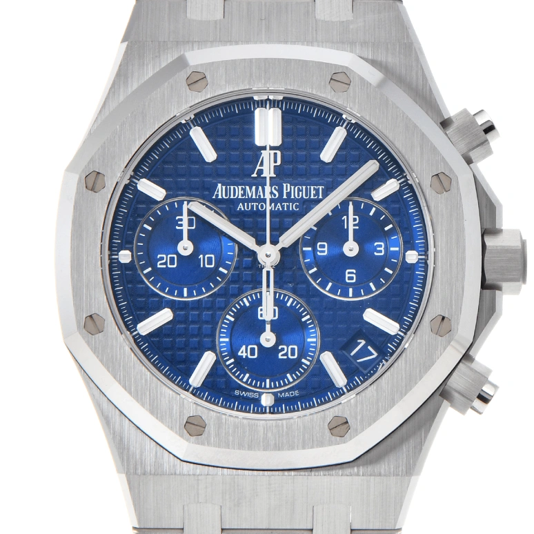 Audemars Piguet,Royal Oak 41mm,41mm,White Gold,Blue,Automatic,Chronograph,Day,26239BC,26239BC.OO.1220.BC.01