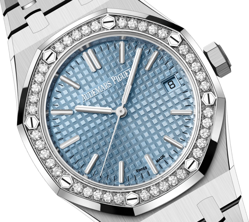Audemars Piguet,Royal Oak 37mm,37mm,Stainless Steel,Blue,Automatic,Day,60hours,15551ST,15551ST.ZZ.1356ST.01 50th