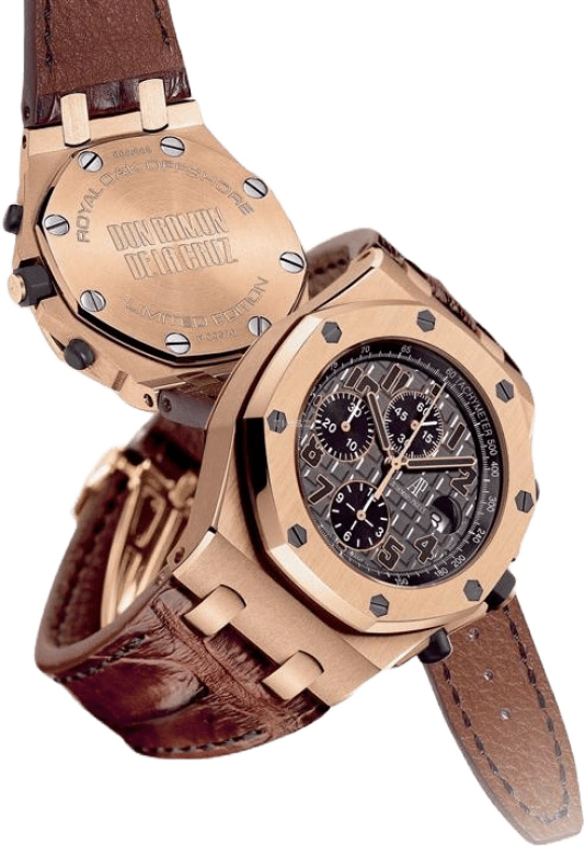 Audemars Piguet,Royal Oak Offshore 42mm,42mm,Rose Gold,Brown,Automatic,Chronograph,Day,26192OR,26192OR.OO.D081CR.01