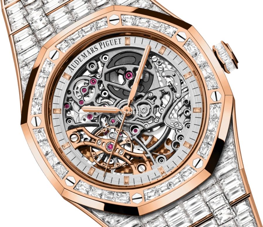 Audemars Piguet,Royal Oak 41mm,41mm,Rose Gold,Skeleton,Automatic,Double Balance,45hours,15417OR,15417OR.ZZ.1267OR.01.A