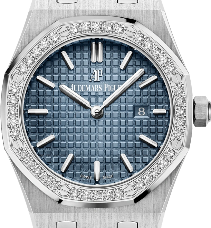 Audemars Piguet,Royal Oak 33mm,33mm,Titanium,Blue,Quartz,Day,In-house Caliber,67651IP,67651IP.ZZ.1261IP.01
