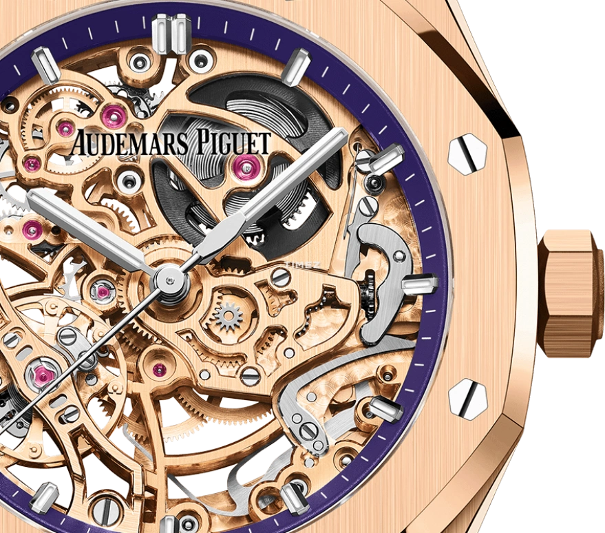 Audemars Piguet,Royal Oak 37mm,37mm,Rose Gold,Skeleton,Rose Gold,Automatic,Double Balance,45hours,15467OR,15467OR.OO.1256OR.02