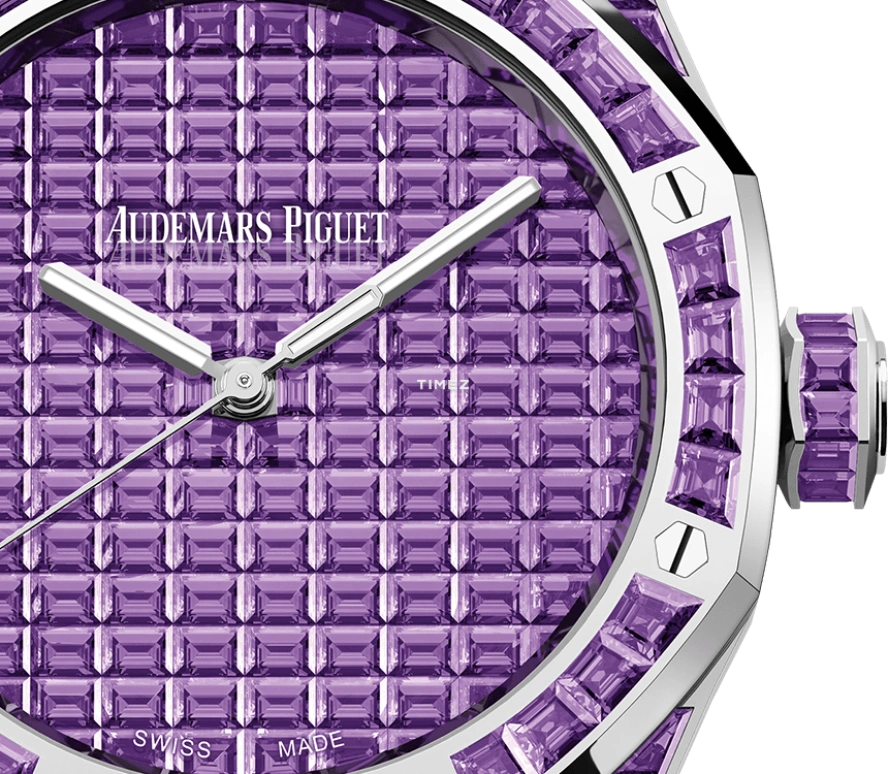 Audemars Piguet,Royal Oak 41mm,41mm,White Gold,Purple,Automatic,70hours,In-house Caliber,15514BC,15514BC.AY.1284BC.01 50th