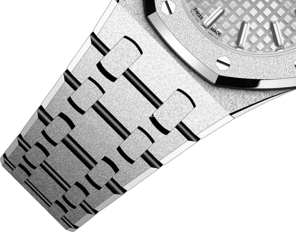 Audemars Piguet,Royal Oak 23mm,23mm,White Gold,Grey,Quartz,In-house Caliber,Sapphire,Crystal Glass,67630BC,67630BC.GG.1312BC.01