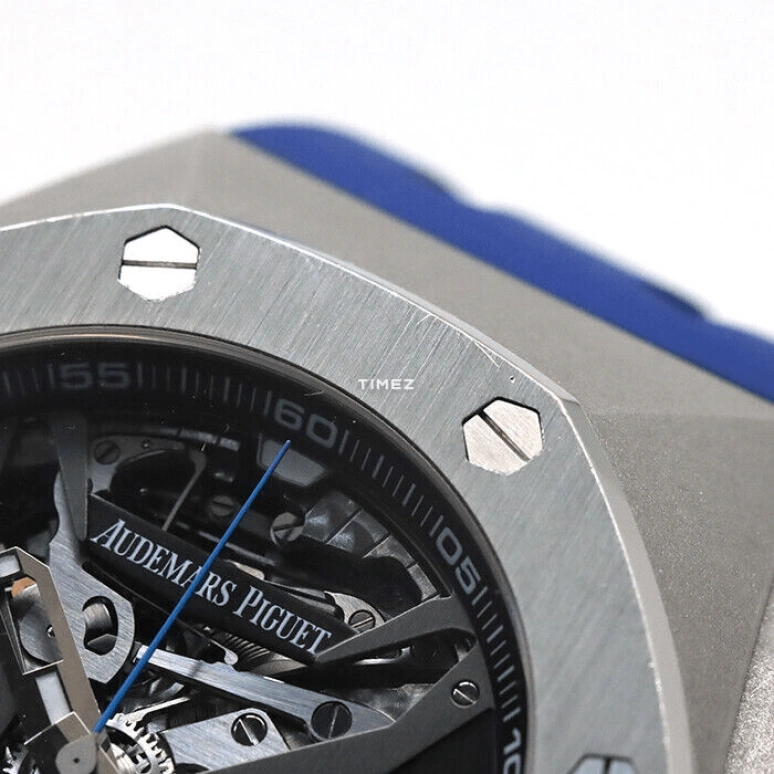 Audemars Piguet,Royal Oak Concept 44mm,44mm,Platinum,Grey,Automatic,Chronograph,Tourbillon,Minute Repeater,26594PT,26594PT.OO.D00 2CA.01