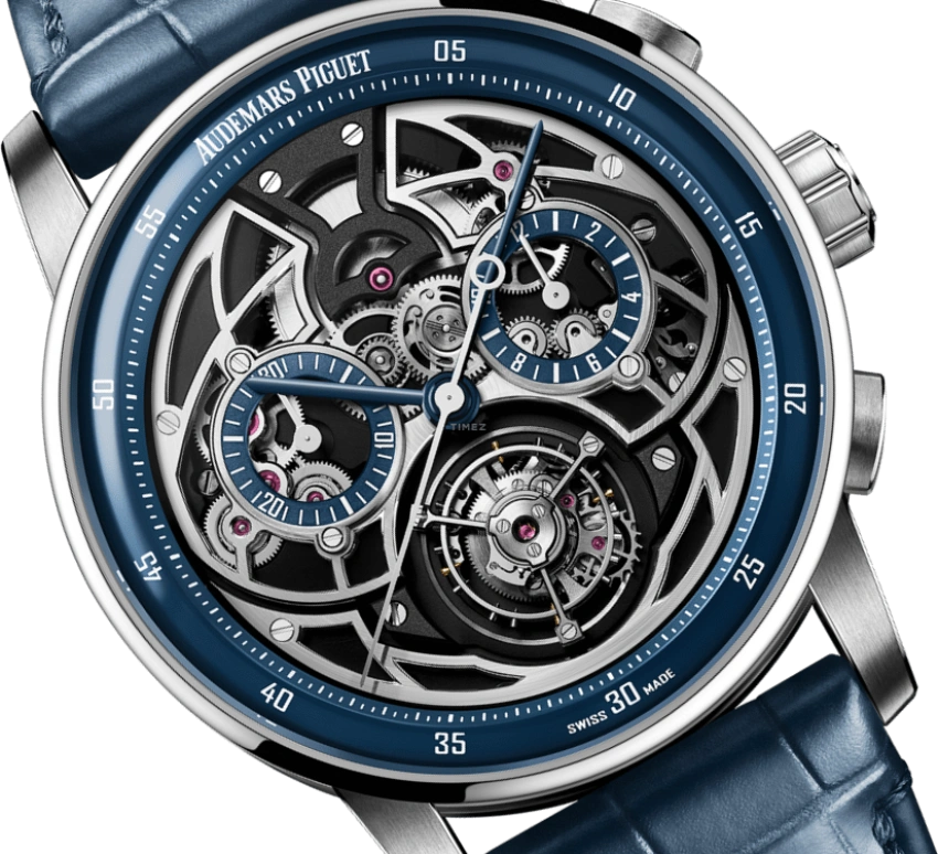 Audemars Piguet,CODE 11.59 41mm,41mm,White Gold,Skeleton,Automatic,Chronograph,Tourbillon,Flyback,26399BC,26399BC.OO.D321CR.01