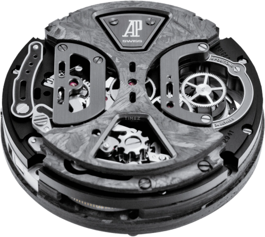 Audemars Piguet,Royal Oak Concept 44mm,44mm,Yellow Gold,Skeleton,Black,Handwound,Chronograph,Power Reserve Indicator,Tourbillon,Function Selector,237hours,In-house Caliber,26235BA,26235BA.YY.D502CR.01