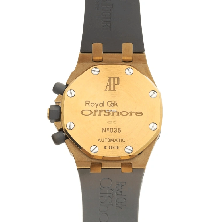 Audemars Piguet,Royal Oak Offshore 37mm,37mm,Yellow Gold,Silver,Automatic,Chronograph,Day,25986AK,25986AK.ZZ.D003CA.02