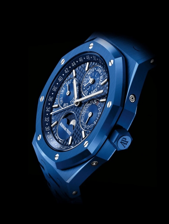 Audemars Piguet,Royal Oak 41mm,41mm,Ceramic,Blue,Automatic,Moonphase,Perpetual Calendar,Leap Year,Month,40hours,In-house Caliber,Virgil van Dijk,stevenzhang91,LeBron James,Steven Zhang,Kyle Lowry,26579CS,26579CS.OO.1225CS.01