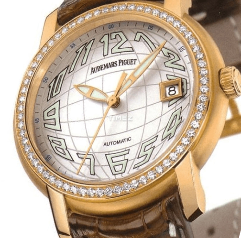 Audemars Piguet,Other 39mm,39mm,Rose Gold,White,Automatic,Day,Sapphire,Crystal Glass,15140OR,15140OR.ZZ.A088CR.02