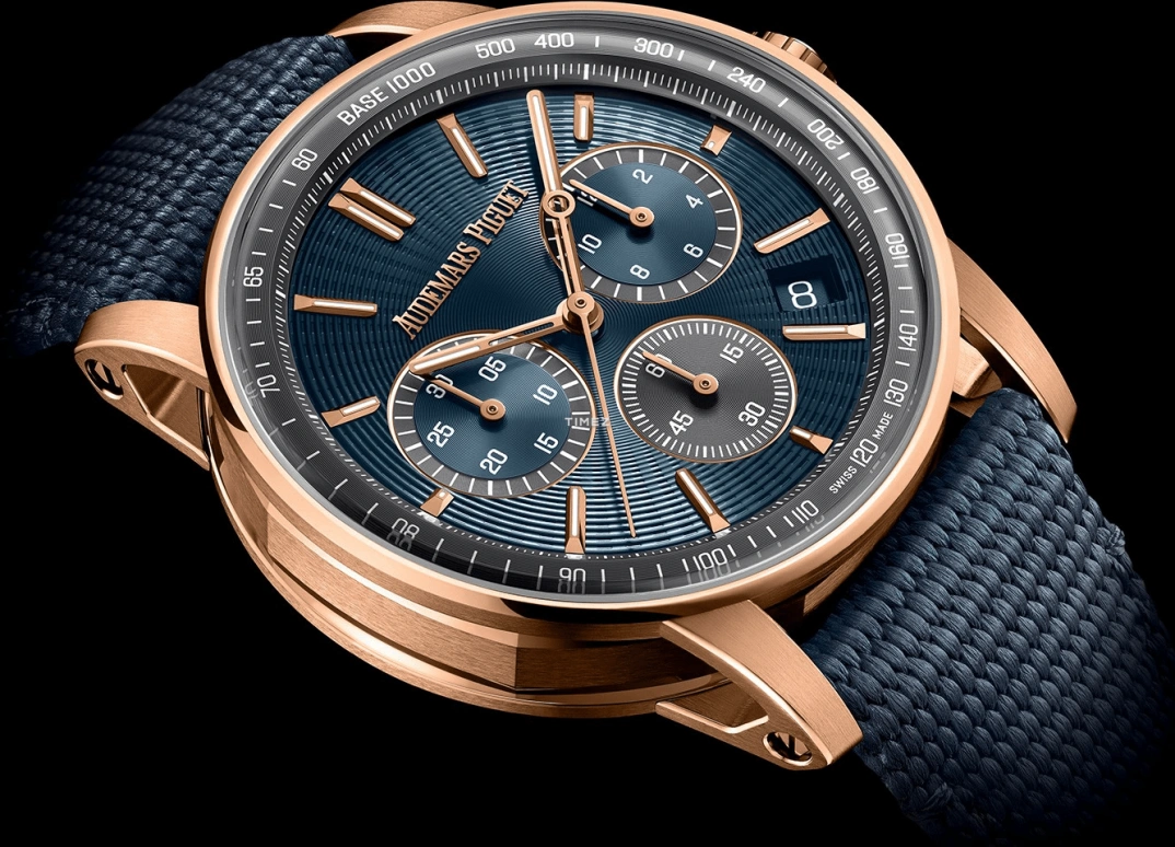 Audemars Piguet,CODE 11.59 41mm,41mm,Rose Gold,Blue,Automatic,Chronograph,Day,Flyback,26393OR,26393OR.OO.A348KB.01
