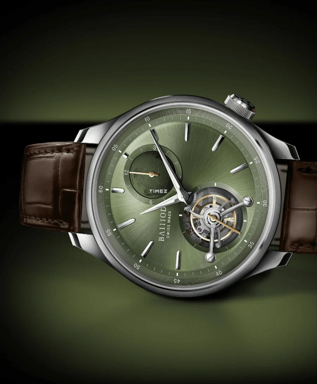 BA111OD,Chapter 4 44mm,44mm,Titanium,Green,Handwound,GMT,Tourbillon,Chapter 4,Chapter 4.8 GMT Tourbillon Greenwich Limited Edition