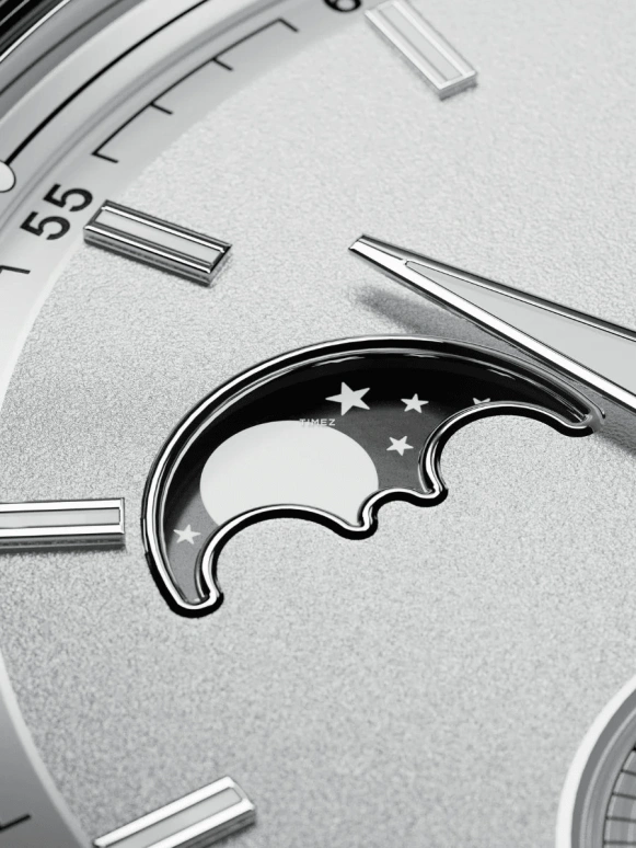 BA111OD,Chapter 8 41mm,41mm,Stainless Steel,White,Automatic,Moonphase,Day,Chapter 8 Moonphase ,Chapter 8 Moonphase - White