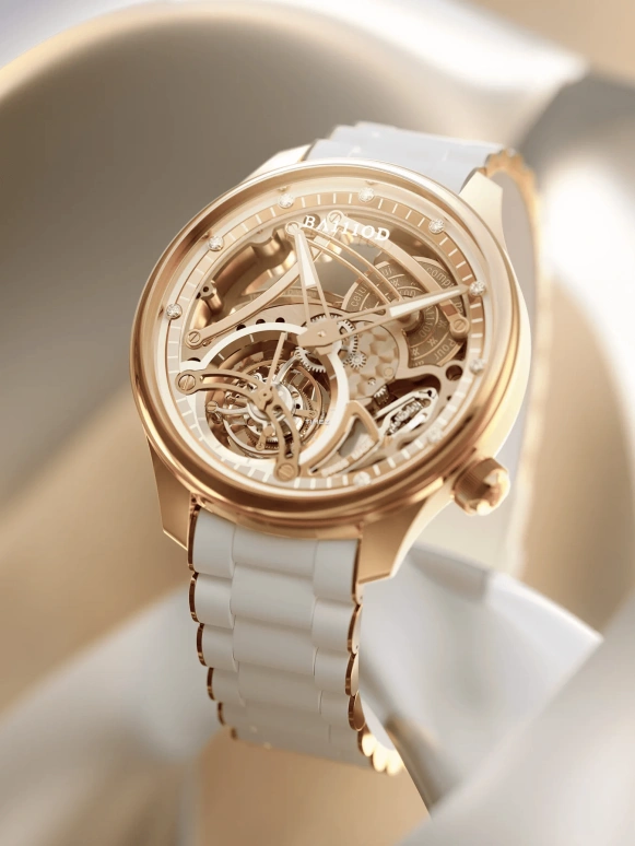 BA111OD,Chapter 4 40mm,40mm,Titanium,Rose Gold,Handwound,Tourbillon,100hours,Chapter 4,Chapter 4.2 Lily