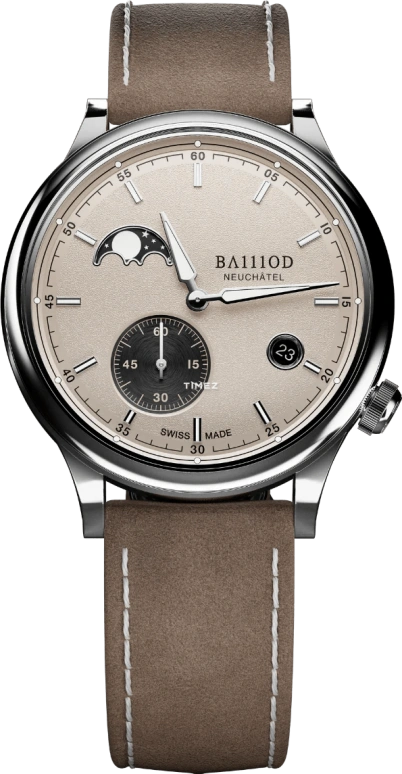 BA111OD,Chapter 8 41mm,41mm,Stainless Steel,Sand,Automatic,Moonphase,Day,Chapter 8 Moonphase ,Chapter 8 Moonphase - Sand by MLB