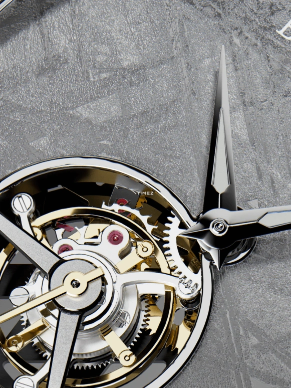 BA111OD,Chapter 4 40mm,40mm,Stainless Steel,Grey,Handwound,Tourbillon,Anti-magnetic,Chapter 4,Chapter 4.9 Meteor Tourbillon