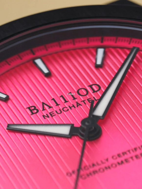 BA111OD,Chapter 7 40mm,40mm,Stainless Steel,Pink Red,Automatic,Day,38hours,Chapter 7 Chronometer Summer Edition 2025 Pink bracelet