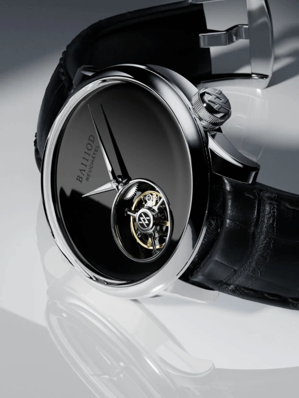 BA111OD,Chapter 4 41mm,41mm,Stainless Steel,Black,Handwound,Tourbillon,Anti-magnetic,Chapter 4 Onyx Flying Tourbillon