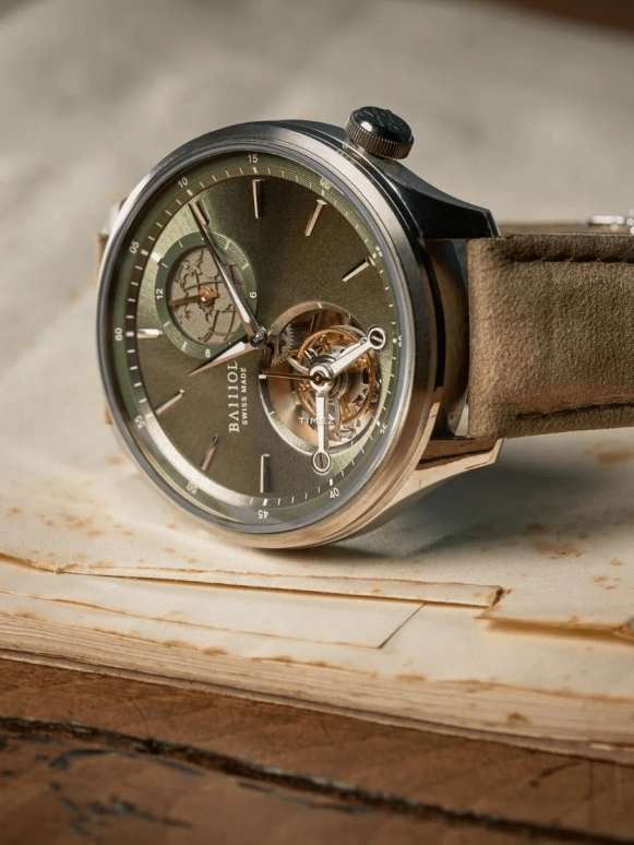 BA111OD,Chapter 4 44mm,44mm,Titanium,Green,Handwound,GMT,Tourbillon,Chapter 4,Chapter 4.8 GMT Tourbillon Greenwich Limited Edition