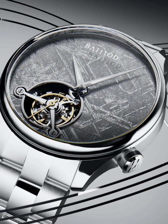 BA111OD,Chapter 4 40mm,40mm,Stainless Steel,Grey,Handwound,Tourbillon,Anti-magnetic,Chapter 4,Chapter 4.9 Meteor Tourbillon