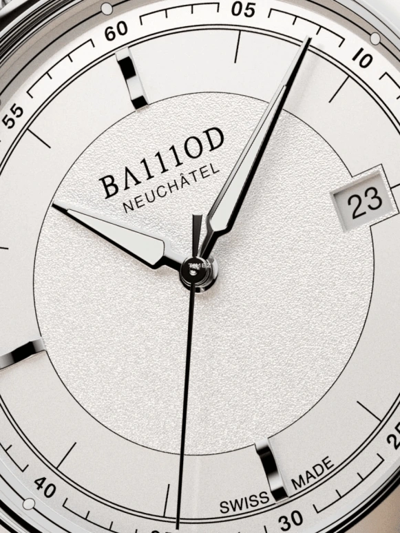 BA111OD,Chapter 8 41mm,41mm,Stainless Steel,White,Automatic,Day,38hours,Chapter 8 ,Chapter 8 - White