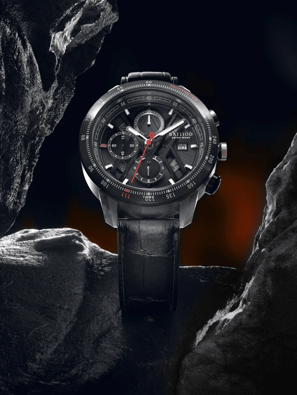 BA111OD,Chapter 5 44mm,44mm,Stainless Steel,Black,Automatic,Chronograph,Day,Chapter 5,Chapter 5.1 Chrono Magma