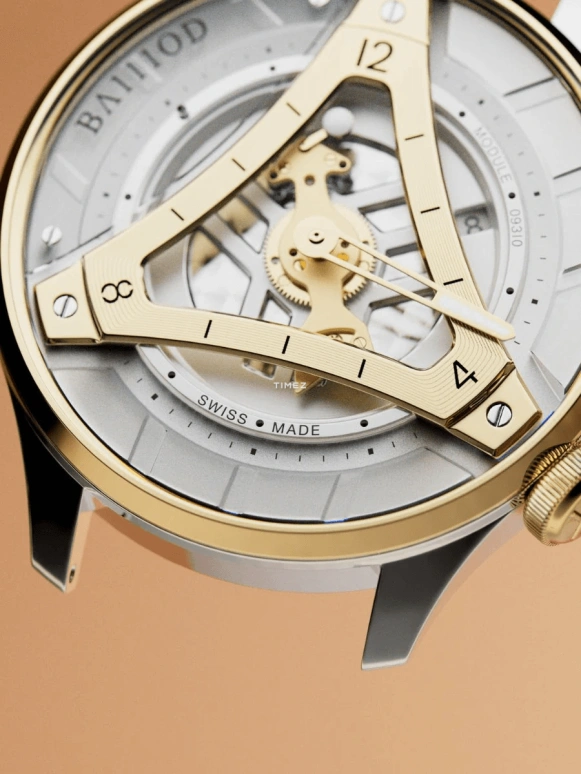 BA111OD,CHPTR_Δ 40mm,40mm,Stainless Steel,Silver,Gold,Automatic,Day,40hours,CHPTR,CHPTR.9 2-Tone with stainless steel bracelet