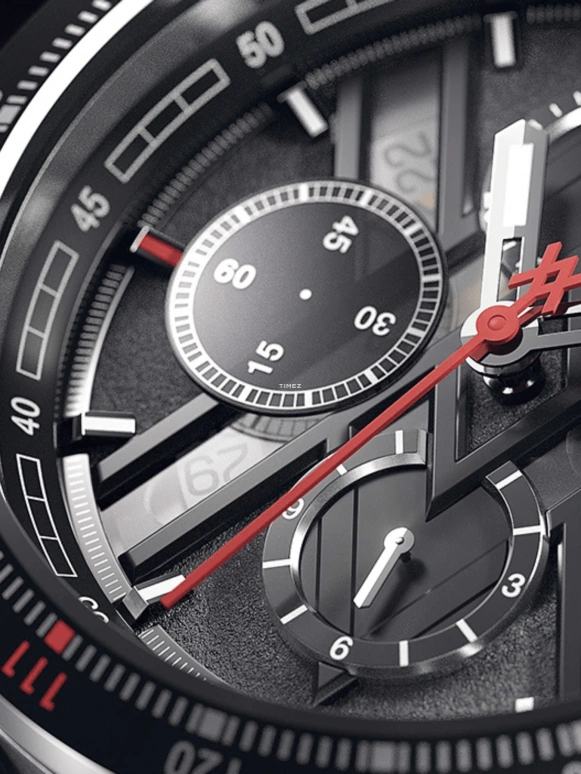 BA111OD,Chapter 5 44mm,44mm,Stainless Steel,Black,Automatic,Chronograph,Day,Chapter 5,Chapter 5.1 Chrono Magma