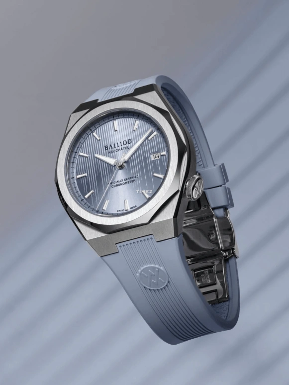 BA111OD,Chapter 7 40mm,40mm,Stainless Steel,Ice Blue,Automatic,Day,38hours,Chapter 7 Chronometer Frost Blue stainless steel bracelet