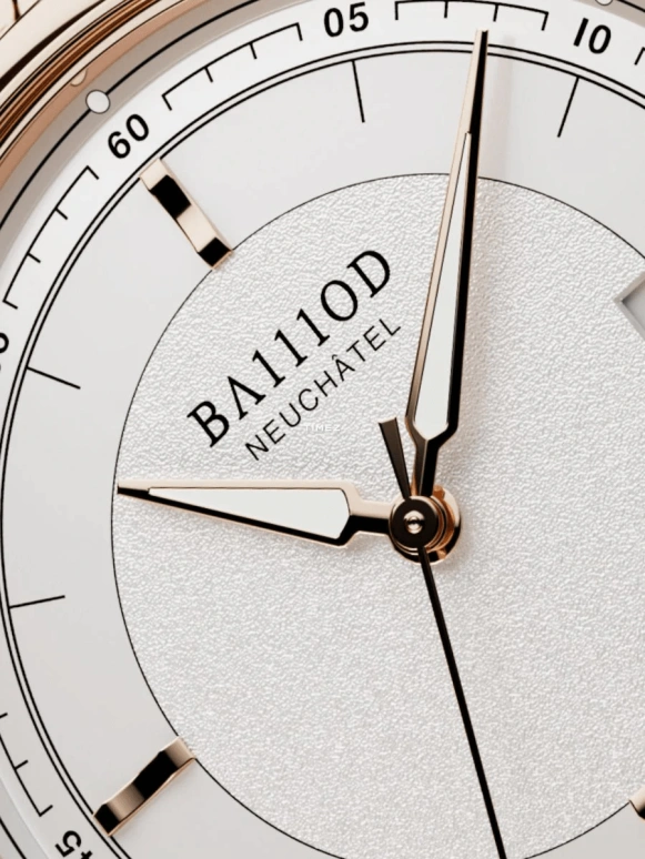 BA111OD,Chapter 8 41mm,41mm,Stainless Steel,White,Automatic,Day,38hours,Chapter 8 ,Chapter 8 - White Carnation Gold PVD