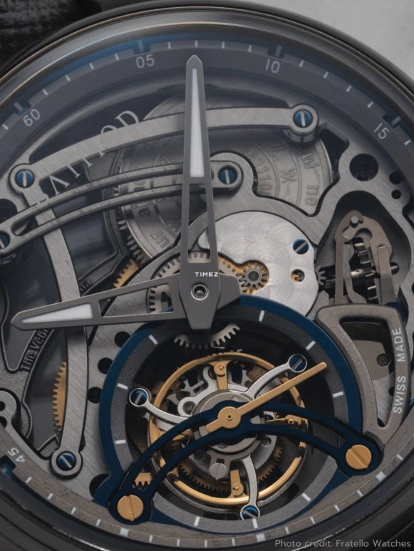 BA111OD,Chapter 4 40mm,40mm,Titanium,Grey,Handwound,Tourbillon,Anti-magnetic,Chapter 4,Chapter 4.5 T.V.D. Tourbillon