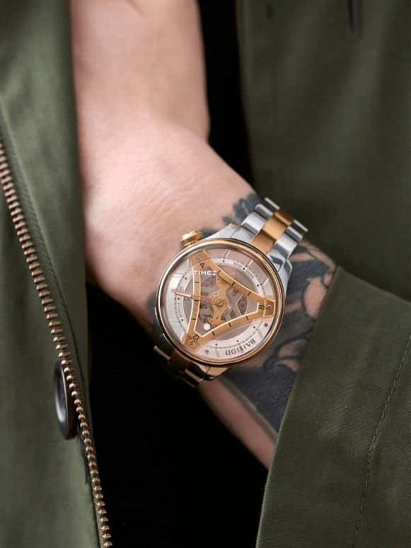 BA111OD,CHPTR_Δ 40mm,40mm,Stainless Steel,Silver,Gold,Automatic,Day,40hours,CHPTR,CHPTR.9 2-Tone with stainless steel bracelet