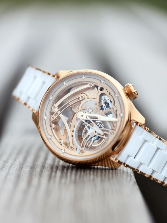 BA111OD,Chapter 4 40mm,40mm,Titanium,Rose Gold,Handwound,Tourbillon,100hours,Chapter 4,Chapter 4.2 Lily