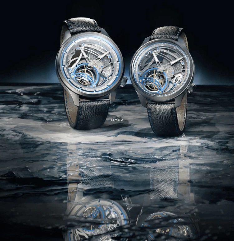 BA111OD,Chapter 4 40mm,40mm,Titanium,Grey,Blue,Handwound,Tourbillon,Anti-magnetic,Chapter 4,Chapter 4.5 T.V.D