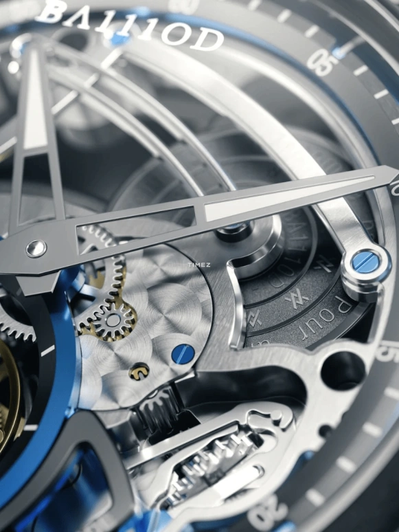 BA111OD,Chapter 4 40mm,40mm,Titanium,Grey,Blue,Handwound,Tourbillon,Anti-magnetic,Chapter 4,Chapter 4.5 T.V.D