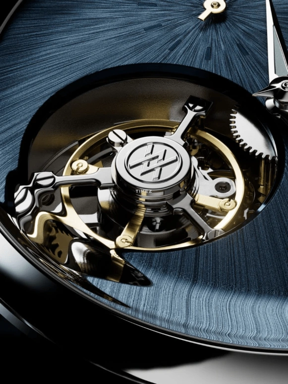 BA111OD,Chapter 4 41mm,41mm,Stainless Steel,Blue,Handwound,Tourbillon,Anti-magnetic,Chapter 4 Infinity Flying Tourbillon