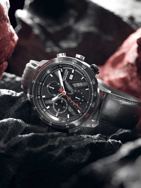 BA111OD,Chapter 5 44mm,44mm,Stainless Steel,Black,Automatic,Chronograph,Day,Chapter 5,Chapter 5.1 Chrono Magma