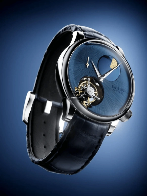 BA111OD,Chapter 4 41mm,41mm,Stainless Steel,Blue,Handwound,Tourbillon,Anti-magnetic,Chapter 4 Infinity Flying Tourbillon
